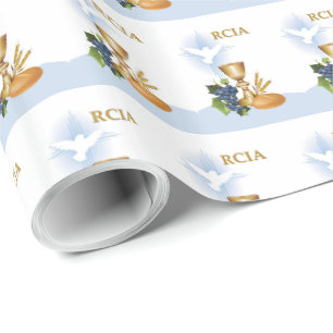 Personalisieren Sie, RCIA Gratulation Katholisches Geschenkpapier