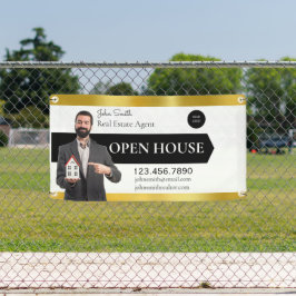 Personalisieren Sie Real Anwesen Agent Open House  Banner