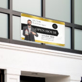 Personalisieren Sie Real Anwesen Agent Open House Banner (Äußeres Gebäude)