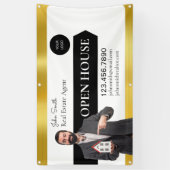 Personalisieren Sie Real Anwesen Agent Open House Banner (Vertikal)