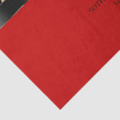 Personalisieren Sie Red Black Gold Leopard Print G Seidenpapier (Detail)