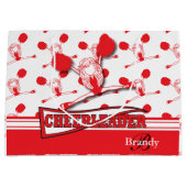 Personalisieren Sie Red Cheerleader Große Geschenktüte (Vorderseite)