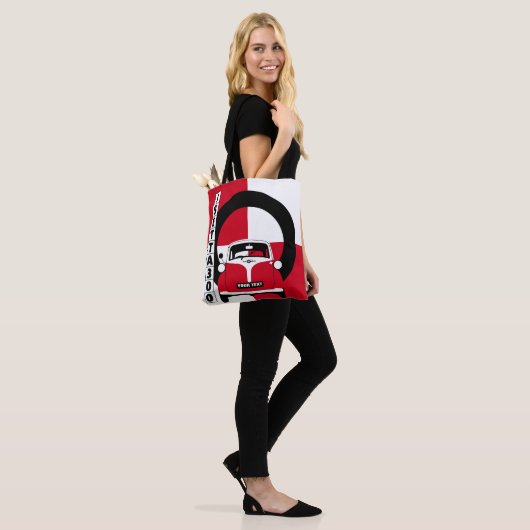 Personalisieren Sie Red Isetta Bubble Micro Tasche (Am Model)