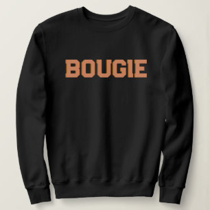 Personalisieren Sie Retro 70's Themed Orange BOUGI Sweatshirt