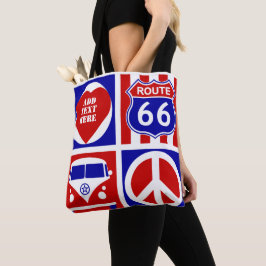 Personalisieren Sie Retro Camper Van Life Tote Bag Tasche