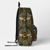 Personalisieren Sie Retro-Hummel boho botanische B Bedruckter Rucksack (Links)