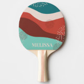 Personalisieren Sie Retro Ping Pong Paddle Tischtennis Schläger (Vorderseite)