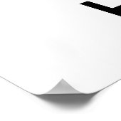 Personalisieren Sie Ruhe und Fortfahren Poster (Ecke)