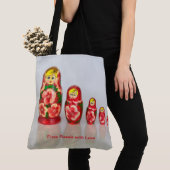 Personalisieren Sie russische Matryoshka stapelbar Tasche (Von Nahem)
