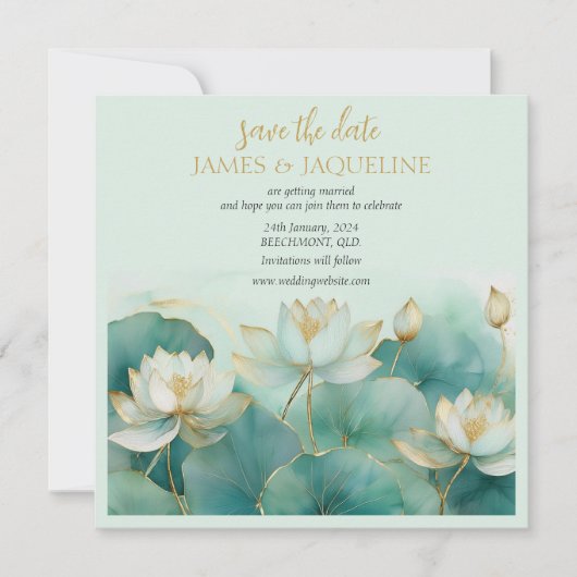 Personalisieren Sie Save the Date (Vorderseite)