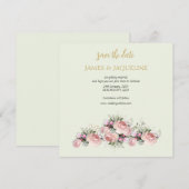 Personalisieren Sie Save the Date Rosenbukett (Vorne/Hinten)