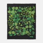 Personalisieren Sie schlampige, gelbe Nachtstunden Fleecedecke (Vorderseite)