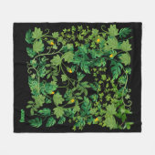 Personalisieren Sie schlampige, gelbe Nachtstunden Fleecedecke (Vorderseite (Horizontal))