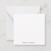 Personalisieren Sie SCHÖNE VIOLETS , fügen Sie Ihr Mitteilungskarte (Rückseite)