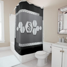 Personalisieren Sie Schwarz- und Silbermetall