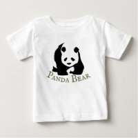 Personalisieren Sie Schwarz-weißen Panda Bear Baby