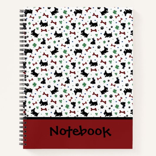 Personalisieren Sie Scottie Kleeblatts Colorful Lu Notizblock (Vorderseite)