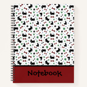 Personalisieren Sie Scottie Shamrocks Farbige Luck Notizblock