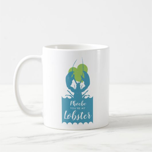 Personalisieren Sie sich als meine Lobster Valenti Kaffeetasse (Links)