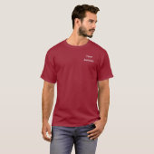 Personalisieren Sie sich mit Ihrem Initialmaroon T-Shirt (Vorne ganz)