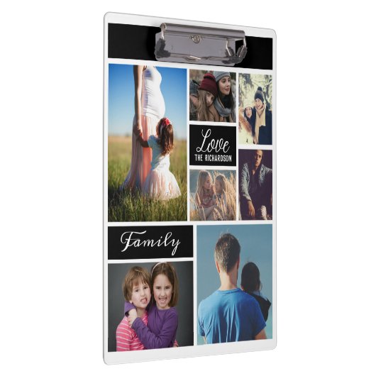 Personalisieren Sie sieben Fotosammlungen Klemmbrett (Rechts)