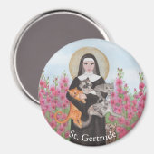 Personalisieren Sie St Gertrude Schutzpatron von C Magnet (Vorderseite/Rückseite)