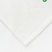 Personalisieren Sie St. Patrick's Irish Green Lepr Fleecedecke (Ecke)