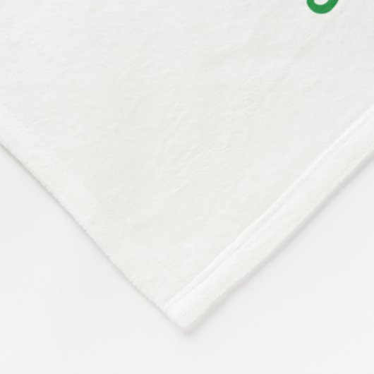 Personalisieren Sie St. Patrick's Irish Green Lepr Fleecedecke (Ecke)