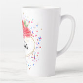 Personalisieren Sie Tasse, Glitzer fröhlicher Mädc Milchtasse (Rechts)