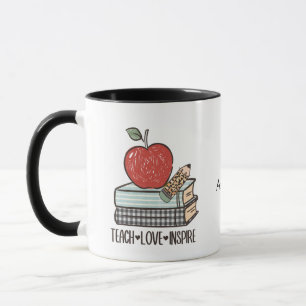 Personalisieren Sie Teach Love Inspire Geschenk fü Tasse