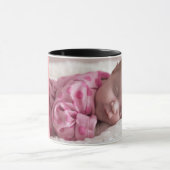 Personalisieren Sie Text Custom Baby Foto Coffee B Tasse (Zentrum)