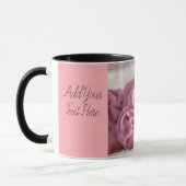 Personalisieren Sie Text Custom Baby Foto Coffee B Tasse (Links)