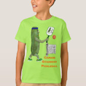 Personalisieren Sie Text Pickleball Funny T-Shirt (Vorderseite)