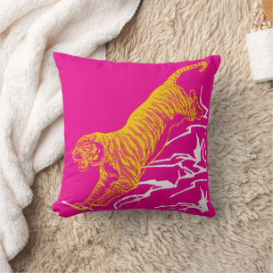 Personalisieren Sie Tiger Print Safari Wildlife Ca Kissen
