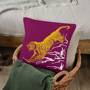 Personalisieren Sie Tiger Print Safari Wildlife Ca Kissen