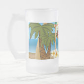 Personalisieren Sie Tiki Bar Party Mattglas Bierglas (Links)