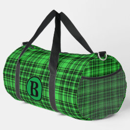Personalisieren Sie trendy Name Checked Kariert Duffle Bag