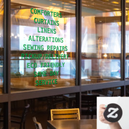 Personalisieren Sie Trockenreiniger-Dienste vor Fensteraufkleber