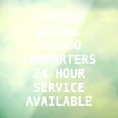 Personalisieren Sie Trockenreiniger-Dienste vor Fensteraufkleber (Blatt 3)