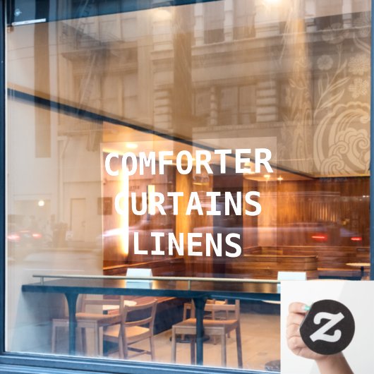 Personalisieren Sie Trockenreiniger-Dienste vor Fensteraufkleber (Café-Fenster)