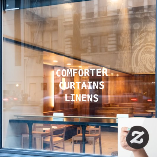 Personalisieren Sie Trockenreiniger-Dienste vor Fensteraufkleber (Café-Fenster)