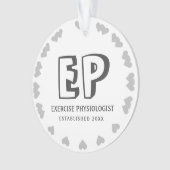 Personalisieren Sie Übungsphysiologe EP Ornament (Vorderseite)