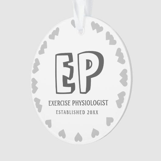 Personalisieren Sie Übungsphysiologe EP Ornament (Vorderseite)