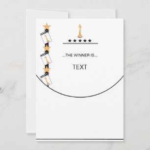 Personalisieren Sie "UND DER GEWINNER IST"...Prämi Dankeskarte