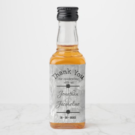 Personalisieren Sie uns für Ihre Feier mit uns Min Alkoholflaschenetikett (Vorderseite)