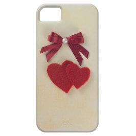 Personalisieren Sie Valentins rotes Herz und Bogen Case-Mate iPhone Hülle