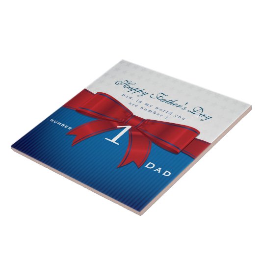 Personalisieren Sie Vater Nummer eins in meiner We Fliese (Seite)