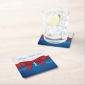 Personalisieren Sie Vater Nummer eins in meiner We Rechteckiger Pappuntersetzer (Vor Ort)