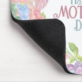 Personalisieren Sie vier Blume Muttertag mit Aquar Mousepad (Ecke)