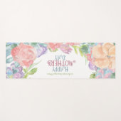 Personalisieren Sie vier Blume Muttertag mit Aquar Yogamatte (Vorderseite (Horizontal))